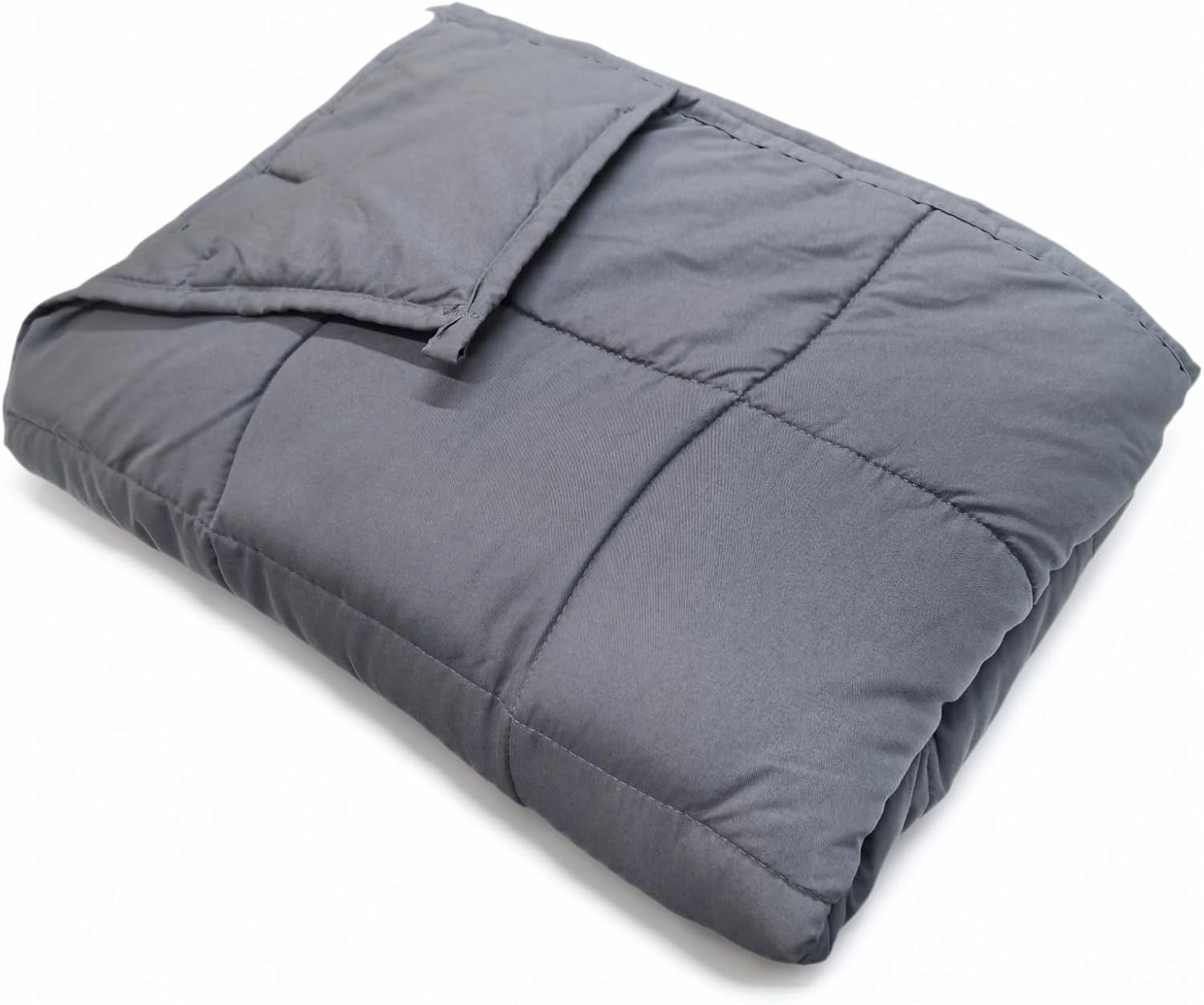 AN Adult Weighted Blankets (15 lbs, 60” x 80”, Queen Size) Heavy Blanket, Organic Cotton with Natural Glass Beads