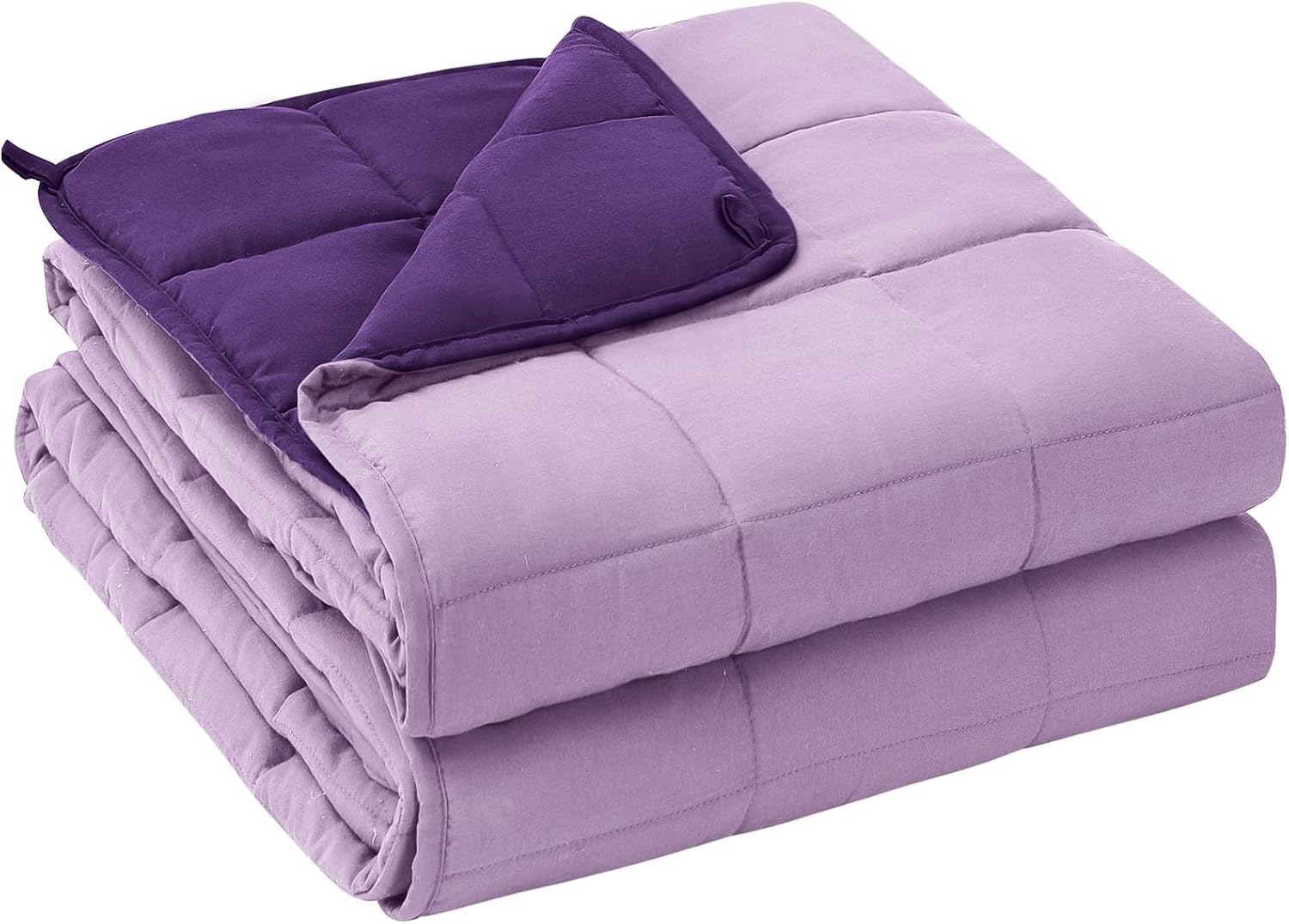 yescool Weighted Blanket for Adults 20lbs Queen Size, 60 x 80 Inch, Purple