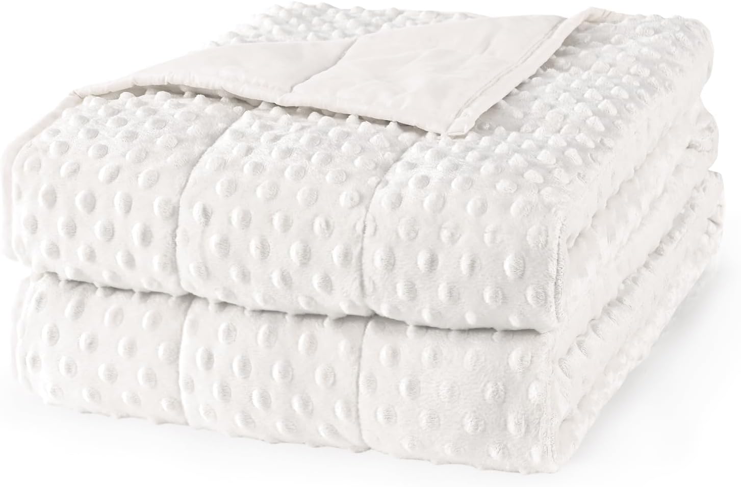 Mr. Sandman Cooling Weighted Blanket for Adults, Queen Size 15 lbs, 60″x80″
