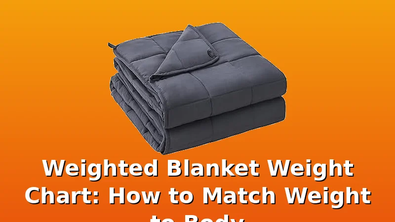 Weighted Blanket Weight Chart: How to Match Weight to Body - BlanketBench review with measurements and honest opinion